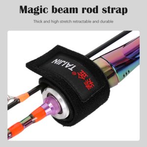 High elastic road sub rod protection routine sub bundle rod with Velcro strap rod with fishing rod strap road sub accessories