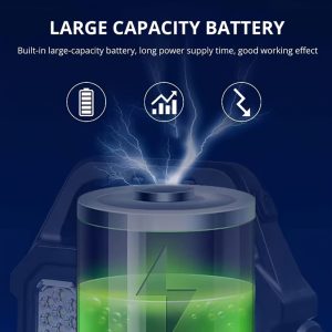Rechargeable Solar Portable Lamp; Flashlight Lantern Handheld Searchlight With Side Lights; USB Charging Solar Light For Outdoor Camping; Repair