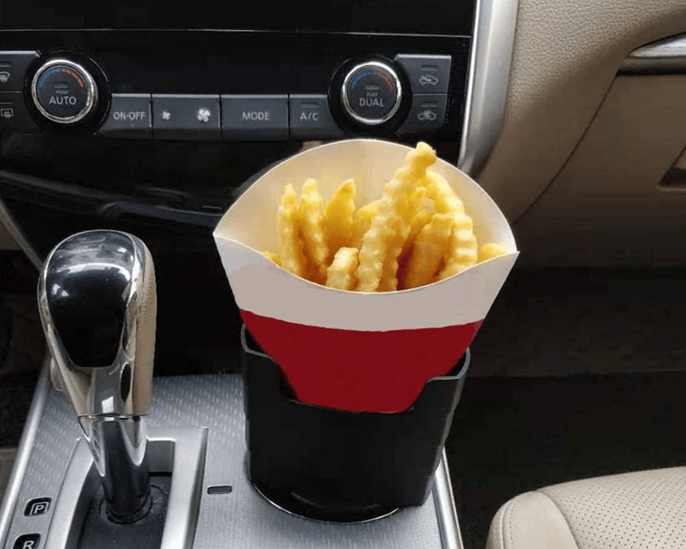 French Fry Cup Drink Beverage Fast Food Holders Plastic Phone Mount Holder