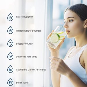 VEVOR Remineralization Filter, 1100 Gallons Remineralization Water Filter Replacement, 1/4" Quick Connect Mineral Filter, Restore Essential Minerals for Water Purifier, Under Sink Water Filter System
