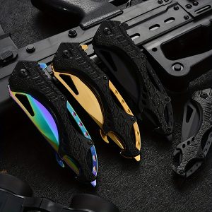 Carabiner Pocket Knife for Men ? Compact Folding EDC Box Cutter, Cool Everyday Carry Gadget, Perfect Gift for Men